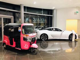 Happy birthday to Rosie our little Pink Tuk Tuk, two years old today!